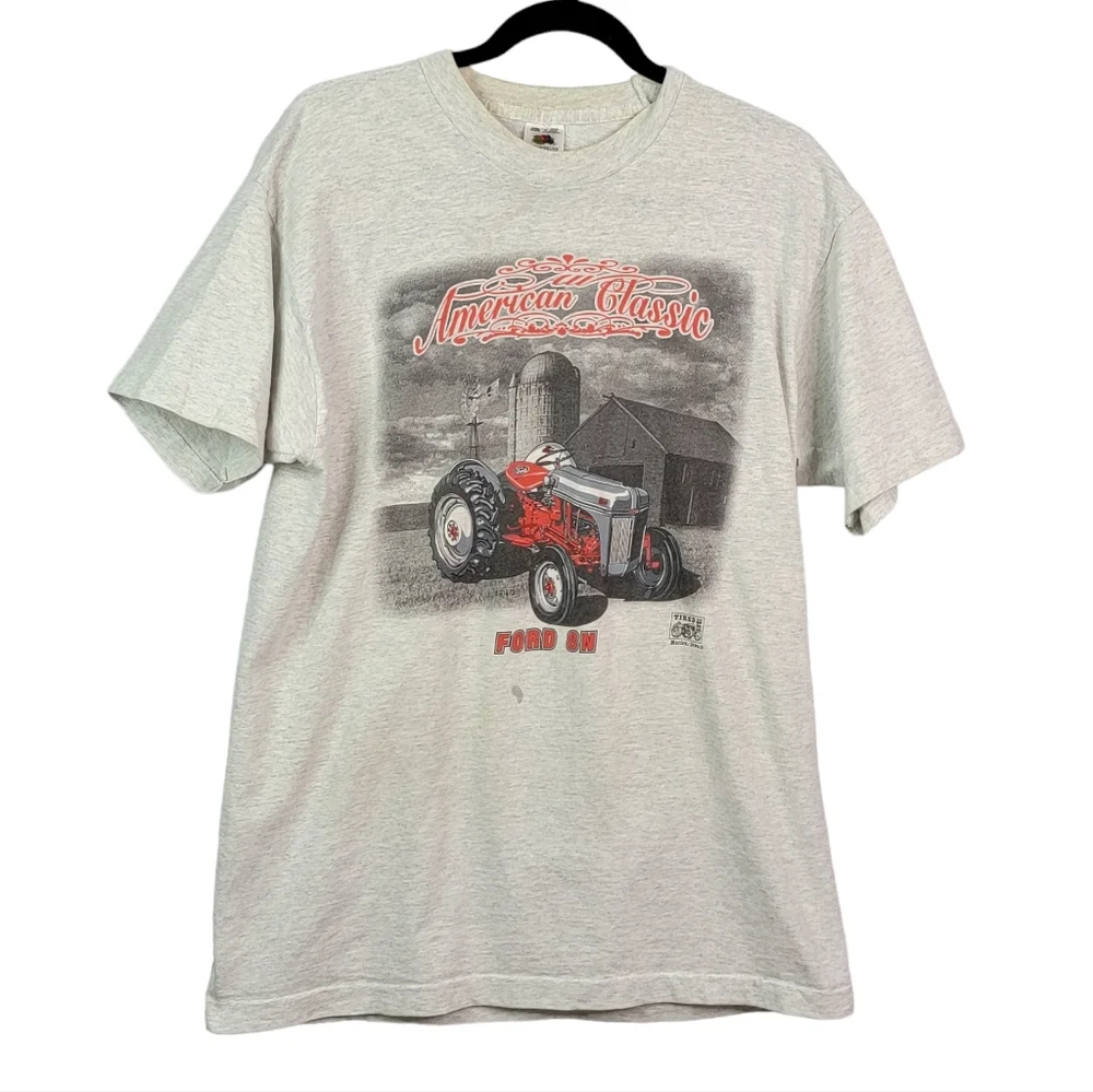 Ford 8N Tractor Vintage 90's Collectors T-Shirt Marion Iowa Men's Size XL